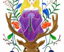 絵本のような幻想的な一枚絵を描きます あなただけの童話のような空気感の一枚絵 イメージ3