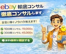 eBay輸出、徹底コンサルします 経験ベースの実践ノウハウで「安全に・確実に」eBayを伸ばす イメージ1
