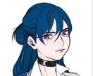 シンプルでかっこいい・おしゃれなイラストを描きます 一枚絵から動画のサムネイルや差分まで。 イメージ9