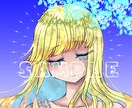 SNSアイコン受け付けます キレイでカワイクそしてダークちゃんなSNSアイコンでアピール イメージ6