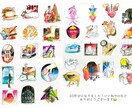 レトロチックなイラスト描きます デジタルからアナログまで様々な手法で描きます イメージ3
