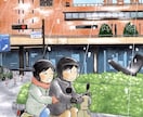 商用利用◎観光・地域PR向け風景イラスト制作します 地域の魅力、空気感を丁寧に可視化します イメージ1
