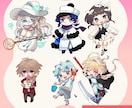 ミニキャライラスト制作いたします ✦ゲームに、配信に、グッズに！目を引く可愛いミニキャラ制作✦ イメージ4