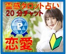 霊感タロット20分占い【恋愛総合】霊感霊視します ❤女性限定❤彼の気持ち❤スピリチュアル霊視❤短時間20分❤ イメージ1