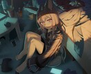圧倒的ハイクオリティな一枚絵描きます プロが圧倒的画力でダークでなイラスト描きます イメージ5