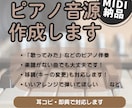 ご希望のアレンジでピアノで演奏します 耳コピ得意な現役ピアノ講師が演奏します!(MIDI納品) イメージ1