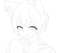 かっこかわいいイラストを描きます ケモっ娘、動物も人物には劣りますが描けます！ イメージ2