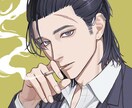柔らかなタッチで、魅力的な男性お描きします アニメ調×リアルな質感の融合。アイコン･立ち絵など制作します イメージ1