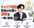 キャリア相談｜将来の仕事や適職を一緒に整理します 強み・適職・キャリアをプロが一緒に言語化します イメージ1