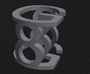 アイデアから3Dプリンター用STLデータを作ります オリジナルキーホルダーなどの作成を手伝います(STL提供) イメージ3