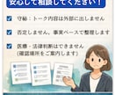 介護保険・施設探しの「次の一手」を文章で整理します 状況整理→やることを明確化します イメージ6