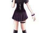 黒と紫の女の子イラスト売ります IRIAMで使用できる女の子のイラストです イメージ2