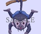 デフォルメキャラクター(全身)制作します フルオーダーでじっくり制作、修正等数回に及んでも追加料金なし イメージ2