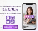 修正無制限!ショート広告動画制作します 冒頭パターン制作も可能！（１パターン250円～） イメージ1