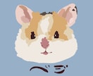 ペットの似顔絵アイコン描きます 絵本のような絵柄でおうちのお子さんを描きます！ イメージ8