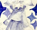 原画譲渡可！透明水彩イラスト描きます キャラクターをイメージした背景と共に個性溢れるイラストを イメージ5