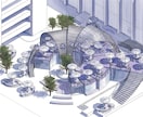 2D図面から3Dモデルを作成します 建築・製品など幅広い3Dモデリングに対応 イメージ3
