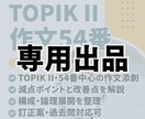専用出品（TOPIK54番添削）となります 特定の購入者様の専用出品ページです イメージ1
