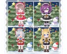 クリスマス用の可愛いミニキャラお描きします 全身サイズで配信等にも使い勝手◎量産型で納期も早いです！ イメージ6