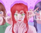 色々な絵柄でイラストを描きます あなた好みのイラスト描きマス！ イメージ1