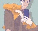 韓国風×エモいイラストをお届けします 90年代風な今トレンドな画風で仕上げてみませんか！ イメージ7