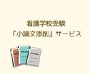 看護学校受験対策！小論文添削します 現役看護師による小論文添削サービスです。 イメージ1