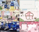 オーダーメイドでVTuber様向け配信画面作ります デザイン背景もお部屋風背景もおまかせください イメージ1