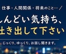 仕事・人間関係のモヤモヤ、文章でお聞きします ストレス、不安、頭がグルグルしている時、整理のお手伝いします イメージ2