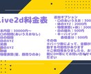 現役VがLive2dモデルを素敵にモデリングします お手頃価格で素敵にモデリング！ イメージ2