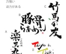 絵心ある書道家が個性ある筆文字をお書きします 「きれい、かっこいい」だけでは物足りない方に！3回修正込 イメージ3