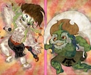 ご依頼に応じたオーダーメイド作品の制作を承ります ＜作品の特徴＞・コラージュ、金地・銀地・布地など多様な素材 イメージ5