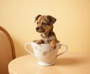 世界に一つだけの、可愛いペット写真を作ります 【コーヒーカップアート】に大変身！OP：ポスターサイズ対応 イメージ2