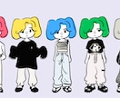 アイコンから1枚絵まで様々な雰囲気で作成します クールなものから優しい雰囲気のものまでなんでもござれです！ イメージ6