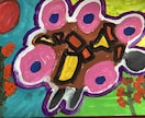 世界に1枚だけの絵描きます アクリル絵の具で26cm×37.5cmの画用紙に描きます イメージ5