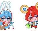 ゆるくて可愛い！キャラクターイラスト制作いたします 表情差分や小物追加も柔軟に対応◎お気軽にご相談ください イメージ6