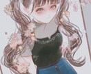 可愛いアイコンやヘッダーを描きます 儚くて可愛い、またはダークでかっこいい女の子達の絵を描きます イメージ6