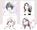 ポイントカラー◎線画で優しい雰囲気で描きます SNS、ブログ、冊子に添える一枚を♪ イメージ6