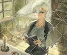 光を使った空気感のあるイラストを描きます 配信、CDジャケット、立ち絵などにどうぞ！ イメージ7