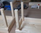 希望するサイズで木工木製　机、椅子の作成をします 人に優しく角を丸くできます。手仕事です。 イメージ3