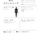 個人サロンさんのためのカウンセリングシート作ります 脱毛サロンさんのカウンセリングシート！ イメージ1