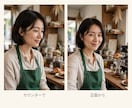 お店の看板娘とSNS動画を作りますます 専用キャラを作成し、縦型動画を2本制作 イメージ2