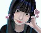デジタルリアル似顔絵を作成します 似顔絵作成 友達、家族の似顔絵作成 イメージ2