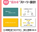 構成とデザインで"伝わる"スライドを作成します スライド資料の作成にお悩みの方々に。 イメージ3