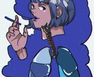 個性派サブカル系イラスト描きます 内蔵露出系女子描いていきます！個性を出したい人オススメです！ イメージ1