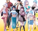 立ち絵製作いたします 普段着からファンタジー鎧まで幅広く対応可能です！ イメージ5