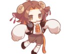 デフォルメキャラの全身絵を制作します ミニキャラを必要としてる方へ！ イメージ5