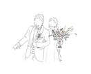 シンプルな線画イラスト描きます 再開しました！いろんなシーンでのイラストも◎ イメージ4