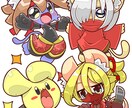 アイコンやイラストなど描きます ビックリマン風デザインなども承っております！ イメージ9