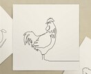 一筆書き風ラインアートを制作致します 修正回数無制限！あなたに合ったイラストを本気で作成します！ イメージ7