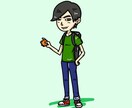 ポップなキャラクター・人物・動物イラスト作成します アイコン・グッズ・プレゼント用などに！オリジナルイラスト作成 イメージ2